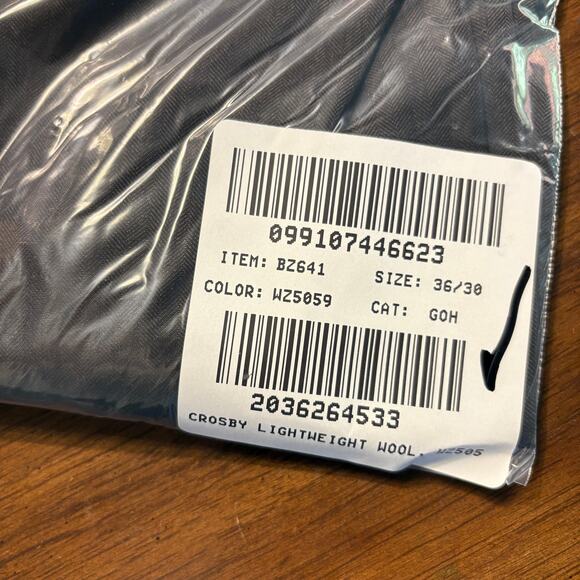 J Crew Crosby Classic Fit Suit Pant 36 x 30 Brown NWT Italian Wool BZ641 J.Crew - Picture 7 of 7